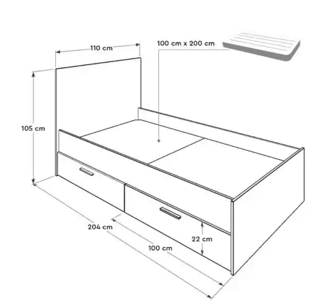 Standart Tek Kişilik Baza Ölçüleri: 90x190 ve 90x200 cm Arasında Temel Bilgiler