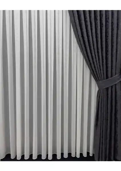 Perhal Keten Titi İnce Yağmur Desenli ve Grek Zemin Kurşunlu Tül Perde Karşılaştırması