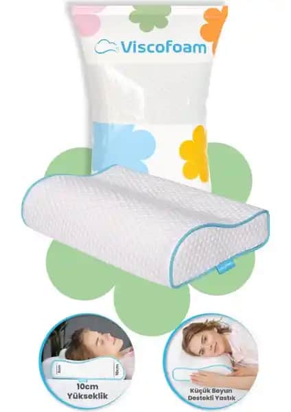 Viscofoam Küçük Boyun Destekli Ortopedik Yastık ile Daha İyi Uyku Deneyimi