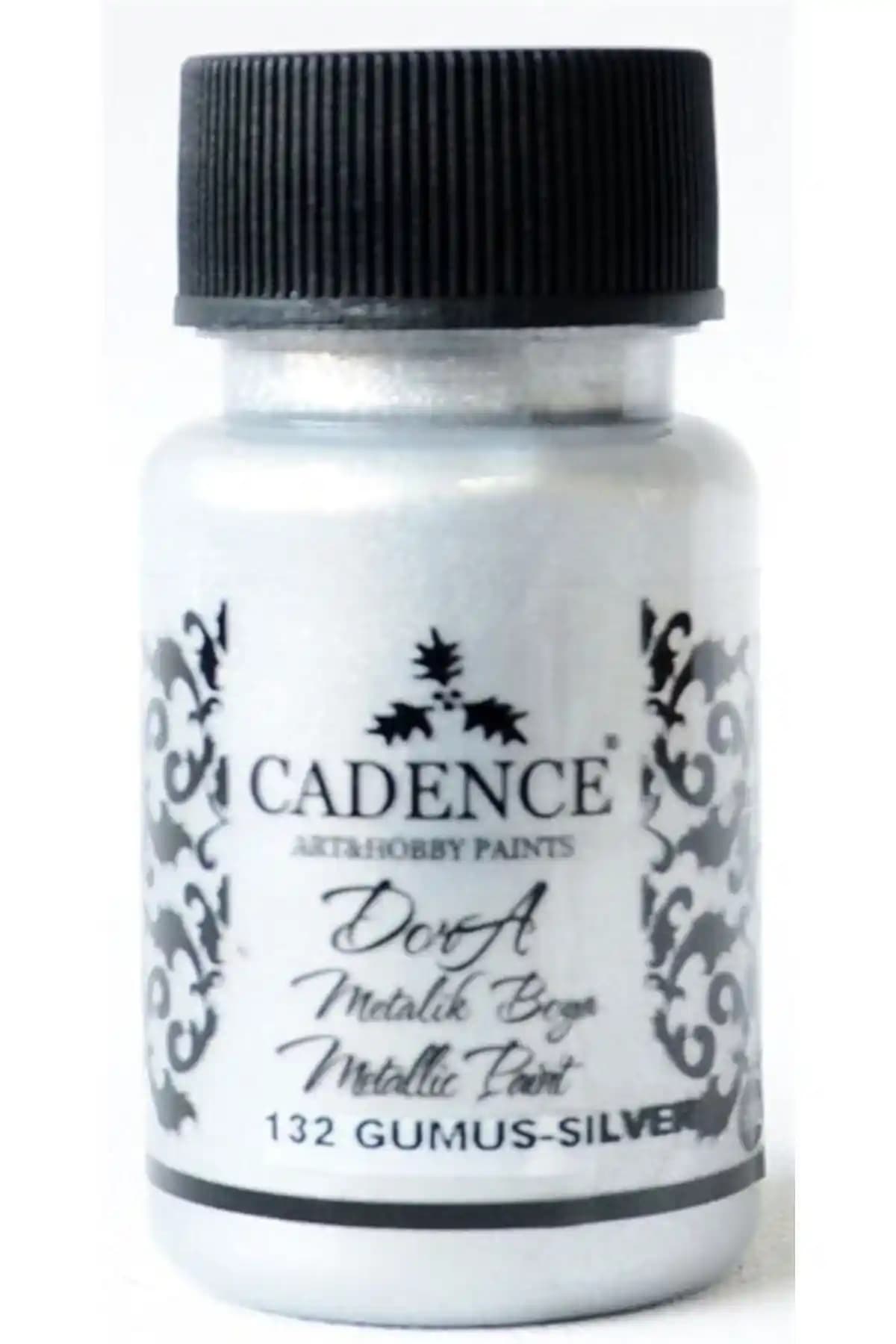 Cadence Gümüş Dora Metalik Boya 50ml: Yüksek Parlaklık ve Estetik İçin Uygun